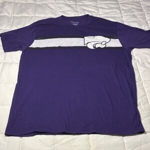 Champion KSU Kansas State University Wildcats Purple Graphic T-Shirt